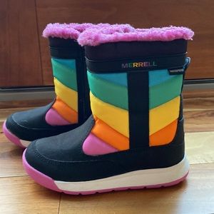 MERRELL waterproof girls rainbow boot